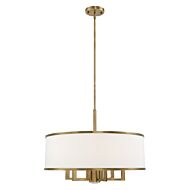 Park Ridge 6-Light Chandelier in Antique Brass