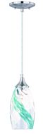 Milano 1-Light Mini Pendant in Satin Nickel