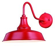 Dorado 1-Light Outdoor Wall Mount in Red and White