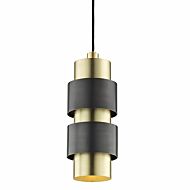 Hudson Valley Cyrus 2 Light 15 Inch Pendant Light in Aged Old Bronze