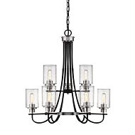 Nine Light Chandelier by Millennium