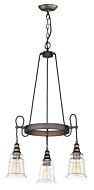 Revival 3-Light Chandelier in Oil Rubbed Bronze