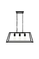 Resolute 3-Light Pendant in black