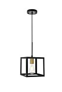 Resolute 1-Light Pendant in brass