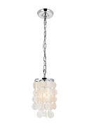 Selene 1-Light Pendant in Chrome