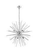 Timber 8-Light Pendant in Chrome