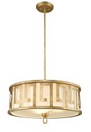 Lemuria 3-Light Pendant in Antique Gold