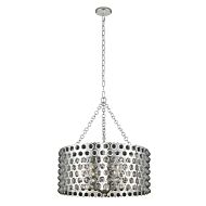 Vita 6-Light Pendant in Pewter, Nickel, Silver