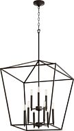 Nine Light Entry Pendant by Quorum