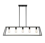 Five Light Linear Chandelier by Savoy House