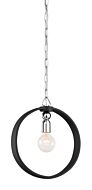 Huxton 1-Light Pendant in Black