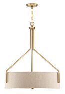 Elara 4-Light Pendant in Gold (Brushed)