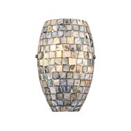 Capri 1-Light Wall Sconce in Satin Nickel