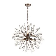 Crislett 6-Light Chandelier in Sunglow Bronze