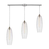 Liz 3-Light Pendant in Satin Nickel