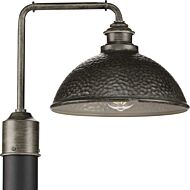 Englewood 1-Light Post Lantern in Antique Pewter