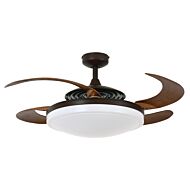 Evo2 3-Light 48" Fandelier in Oil Rubbed Bronze