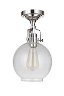 One Light Semi Flush Mount by Craftmade