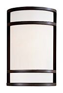 The Great Outdoors Bay View 2 Light 12 Inch Outdoor Wall Light in Oil Rubbed Bronze