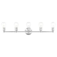 Lansdale 5-Light Bathroom Vanity Light in Polished Chrome