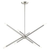 Soho 8-Light Chandelier in Brushed Nickel