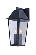 Winchester Collection 2-Light Exterior Wall Light in Black