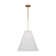 Remy 1-Light Pendant in Burnished Brass