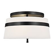 Cordtlandt 3 Light Ceiling Light in Aged Iron by Alexa Hampton