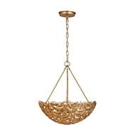 Kelan 3-Light Pendant in Antique Gild