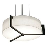 Apex 2-Light Pendant in Satin Nickel