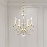 Priscilla 5-Light Chandelier in Black