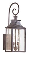 Troy Newton 2 Light 23 Inch Outdoor Wall Light in Old Bronze