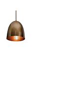 Brooklyn 1-Light Pendant in Antique Brass