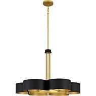 Balsam 6-Light Chandelier in Matte Black