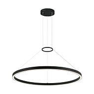 O'Hara 1-Light LED Chandelier in Matte Black