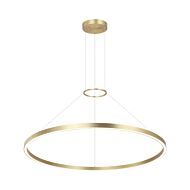 O'Hara 1-Light LED Chandelier in Brushed Gold