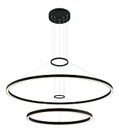 O'Hara 1-Light LED Chandelier in Matte Black