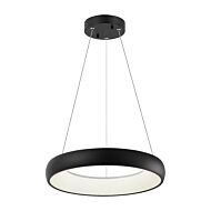 Maverick 1-Light LED Pendant in Black