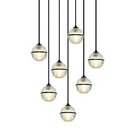 Misty 7-Light Pendant in Black