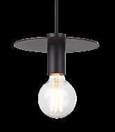 Matteo Kasa 1 Light Pendant Light In Black