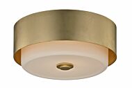 Troy Allure 2 Light Ceiling Light in Gold Leaf