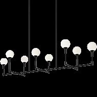 Matteo Candlestix 8 Light Chandelier In Black