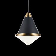 Matteo Lloyd 1 Light Pendant Light In Matte Black