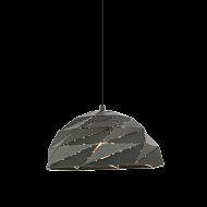 Matteo Riku 1 Light Pendant Light In Dark Grey