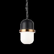 Matteo Tillie 1 Light Pendant Light In Matte Black