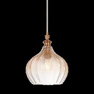 Matteo Renity 1 Light Pendant Light In Aged Gold Brass