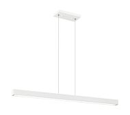 Presley 1-Light LED Chandelier in Matte White