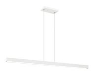 Presley 1-Light LED Chandelier in Matte White