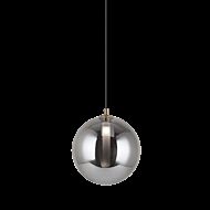 Matteo Magma 1 Light Pendant Light In Smoke