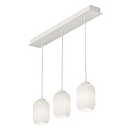 Callie 3-Light Pendant in White